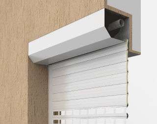 Комбинированный монтаж коробом наружу