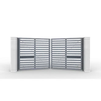 Распашные ворота с электроприводом серии Prestige