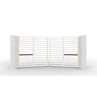 Распашные ворота с электроприводом серии Prestige