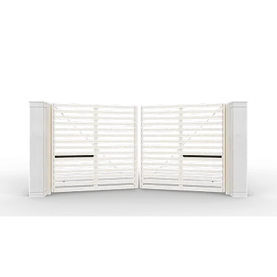 Распашные ворота ALUTECH Prestige