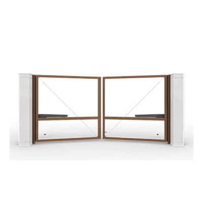 Распашные ворота ALUTECH Prestige