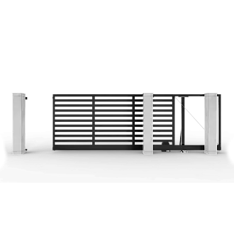 Откатные ворота с электроприводом серии Prestige