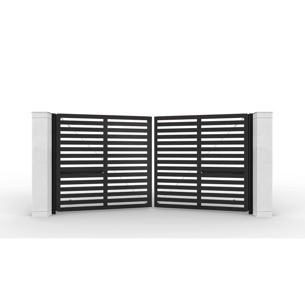 Распашные ворота ALUTECH Prestige