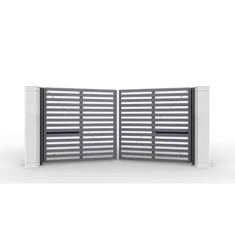 Распашные ворота с электроприводом серии Prestige